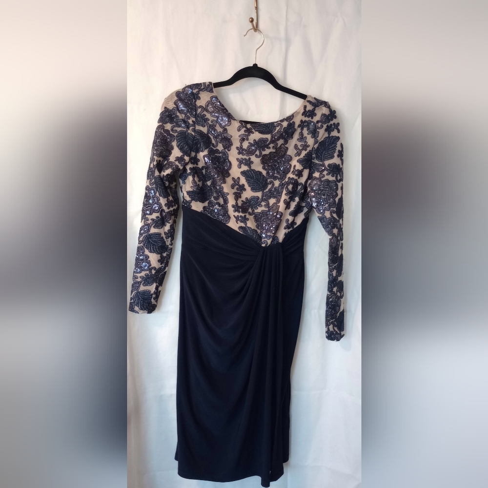 Ralph Lauren Long Sleeve Sequin Dress